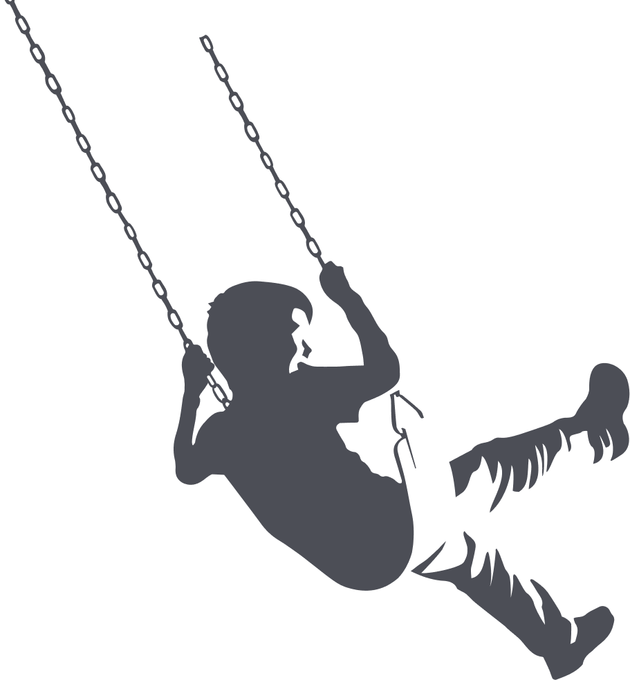 Boy on swing